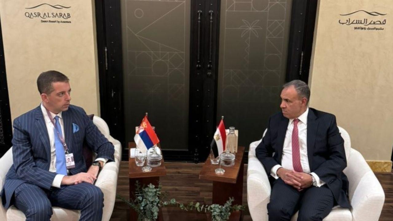 Egypt, Serbia FMs Meet to Strengthen Ties at Sir Bani Yas Forum