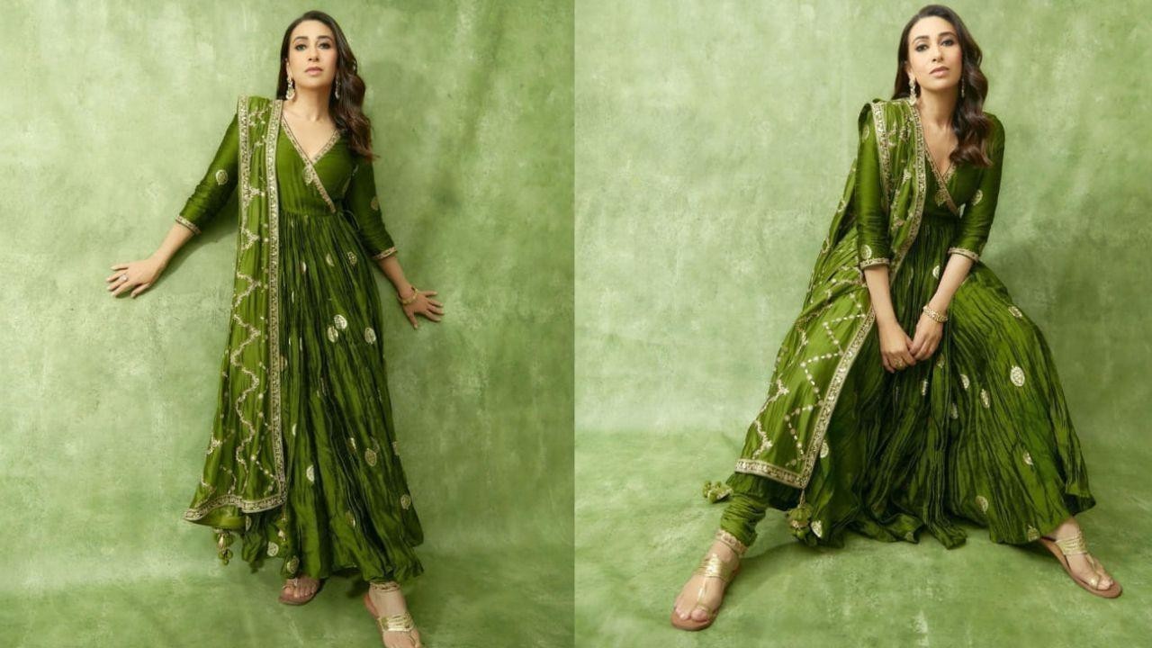 Navratri 2024: Dress Up in Green for Day 2 Inspired by Aditi Rao Hydari and Karisma Kapoor