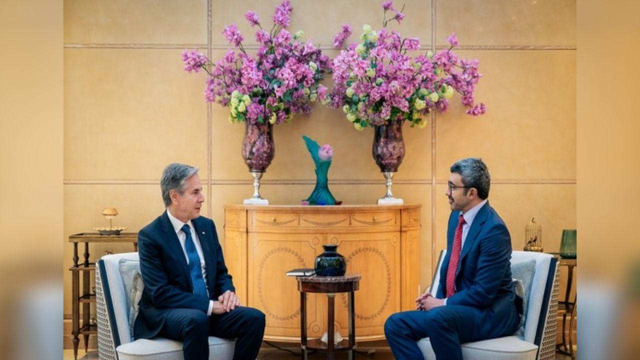 UAE Foreign Minister and Blinken Discuss Strengthening Strategic Partnership