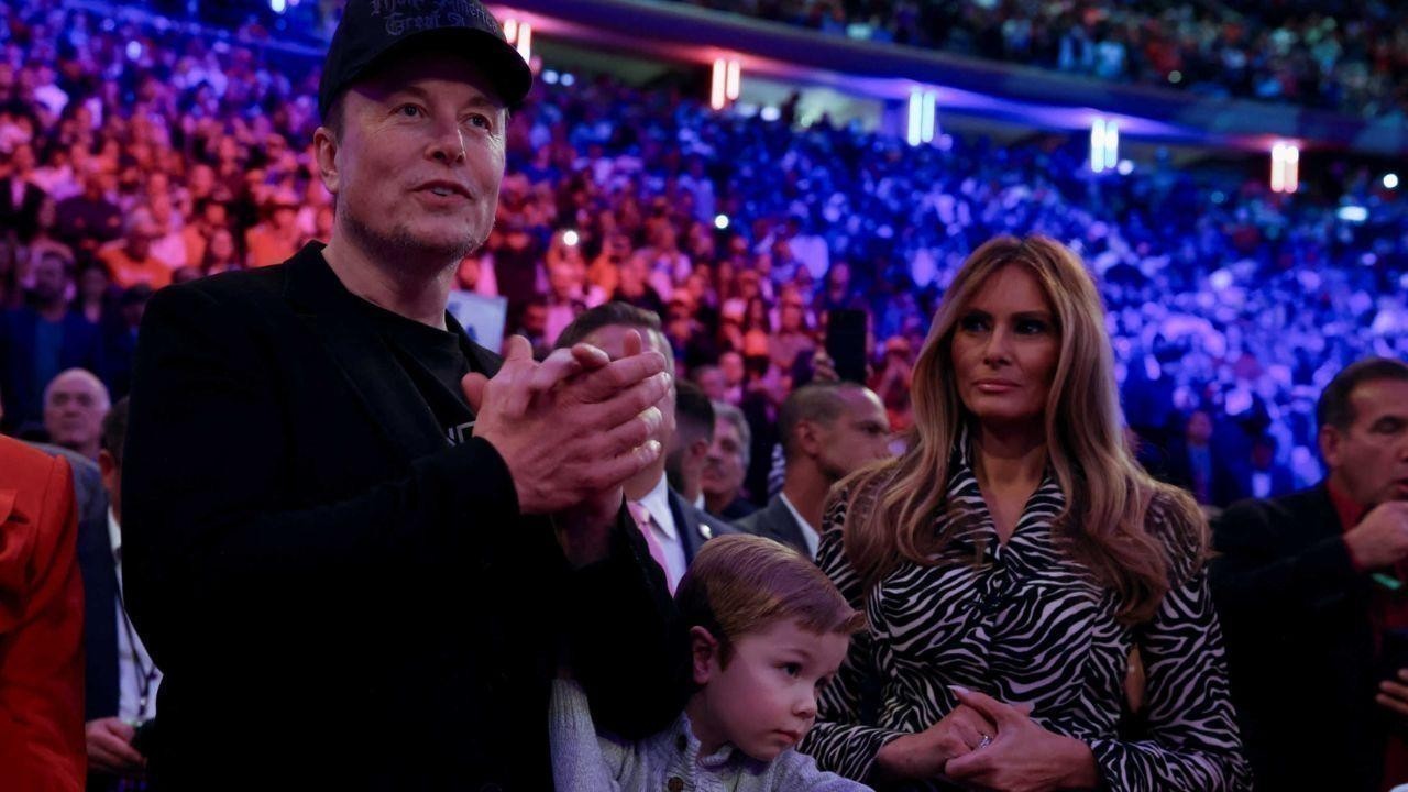Elon Musk Joins Trump Family in Election Victory Photo, Melania Missing