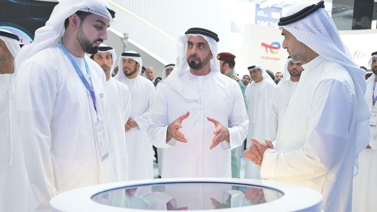 Saif bin Zayed visits pavilions, explores innovations at ADIPEC 2024