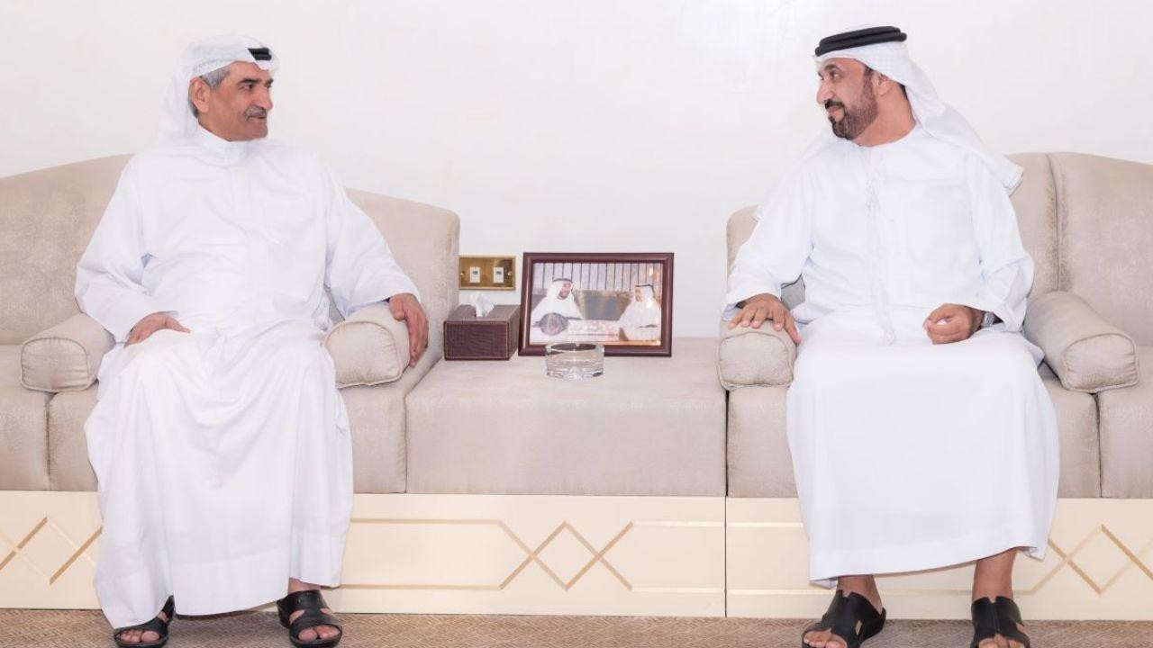 Fujairah Ruler Welcomes President of Arab Parliament for Talks