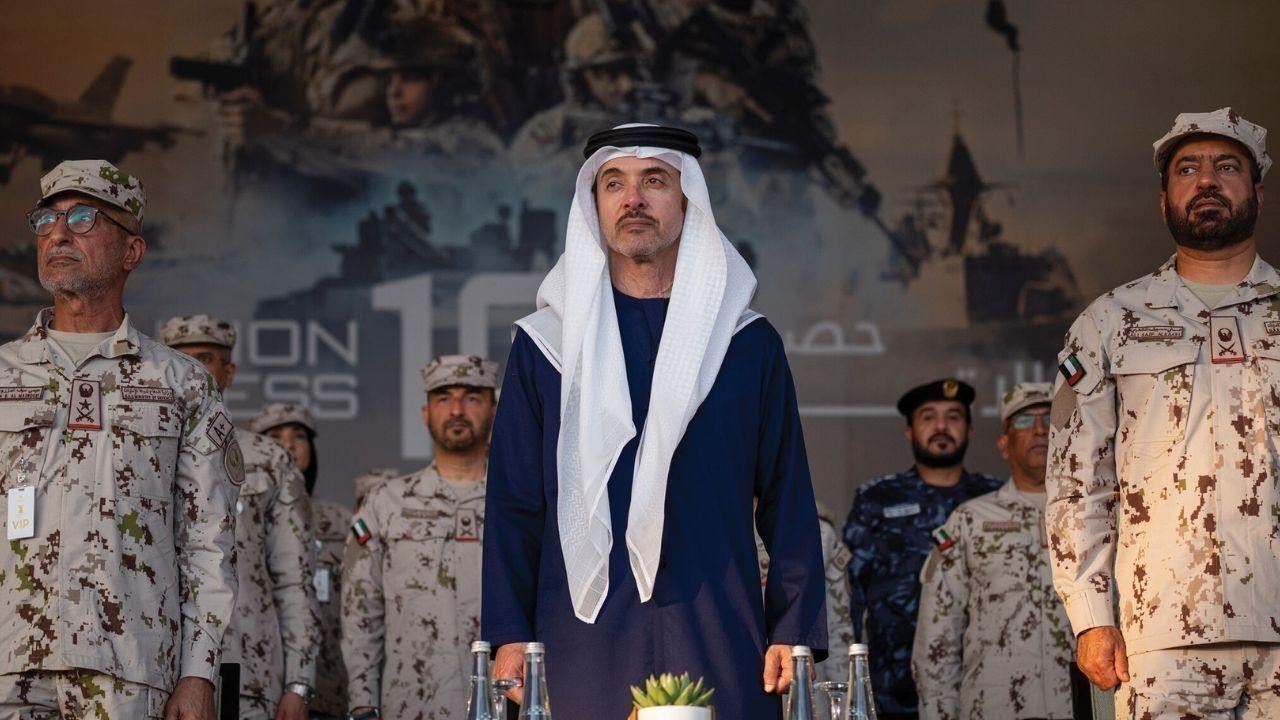 Hazza bin Zayed Attends Union Fortress 10 Military Parade in Al Ain