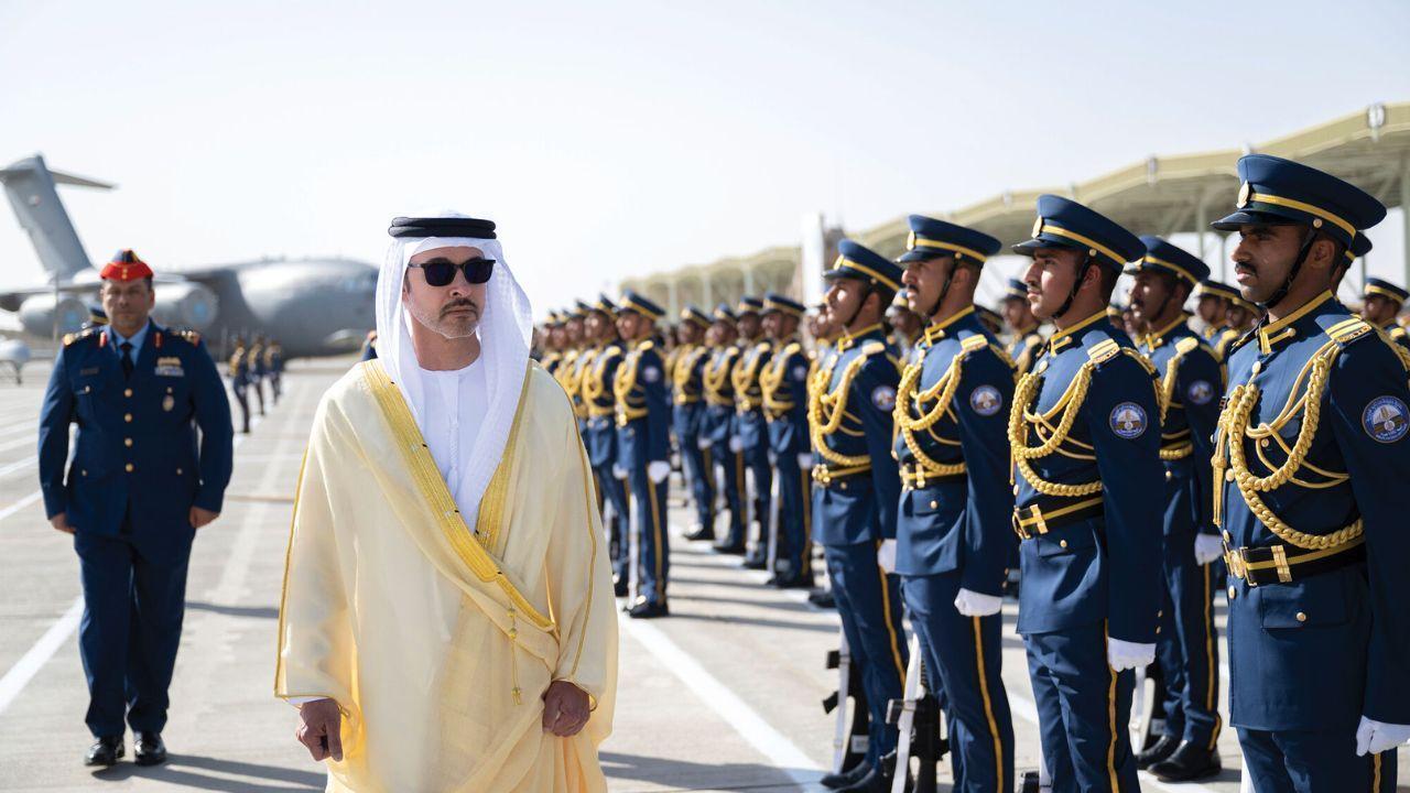 Hazza bin Zayed Attends Graduation at Khalifa bin Zayed Air College