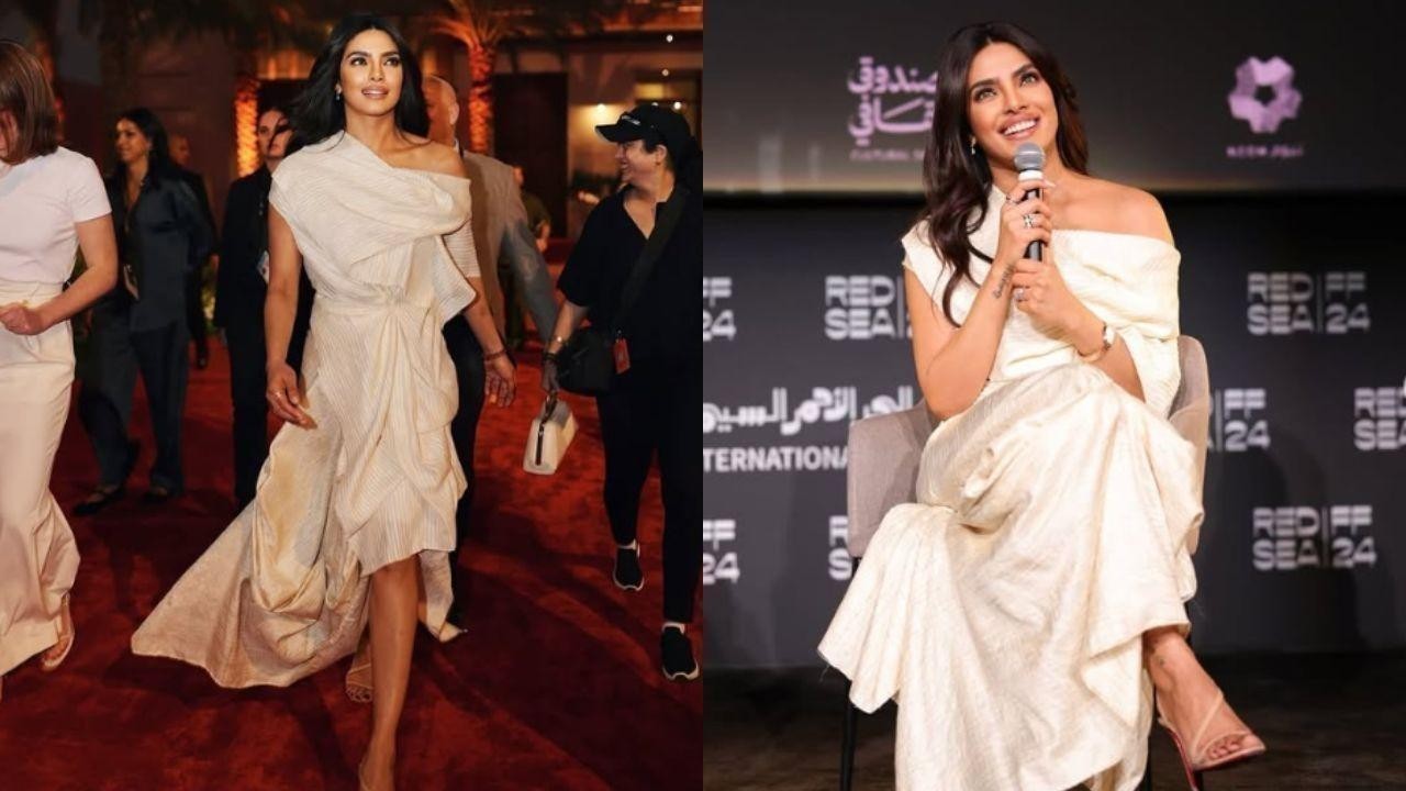 Priyanka Chopra Stuns in White Angel Look at Red Sea Film Fest