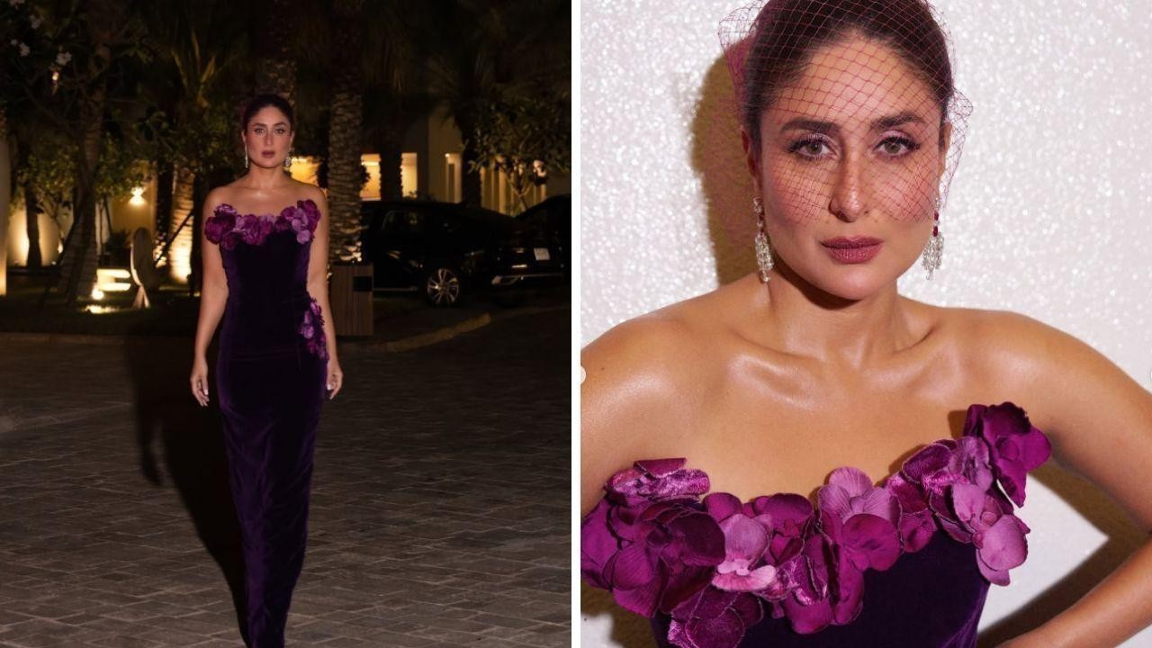 Kareena Kapoor Stuns in Violet Dress at Red Sea Film Festival Opening