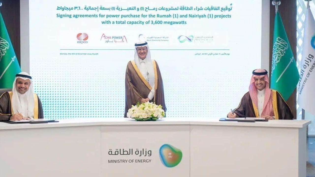 Saudi Electricity, ACWA Power, KEPCO Sign SAR15 Billion Power Deal