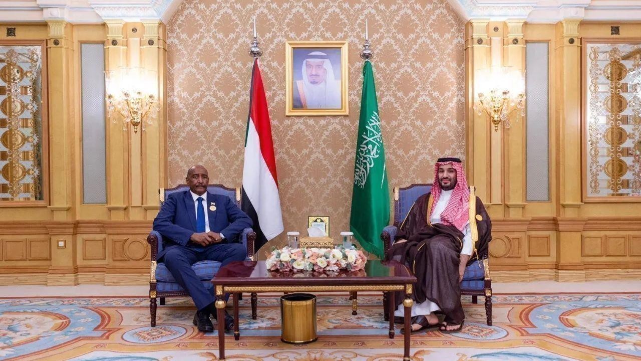 HRH Crown Prince Meets Sudanese Transitional Sovereign Council President