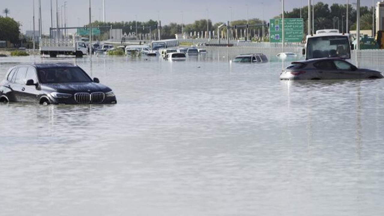 Dubai faces heavy rain, flights disrupted; Abu Dhabi waterlogged.