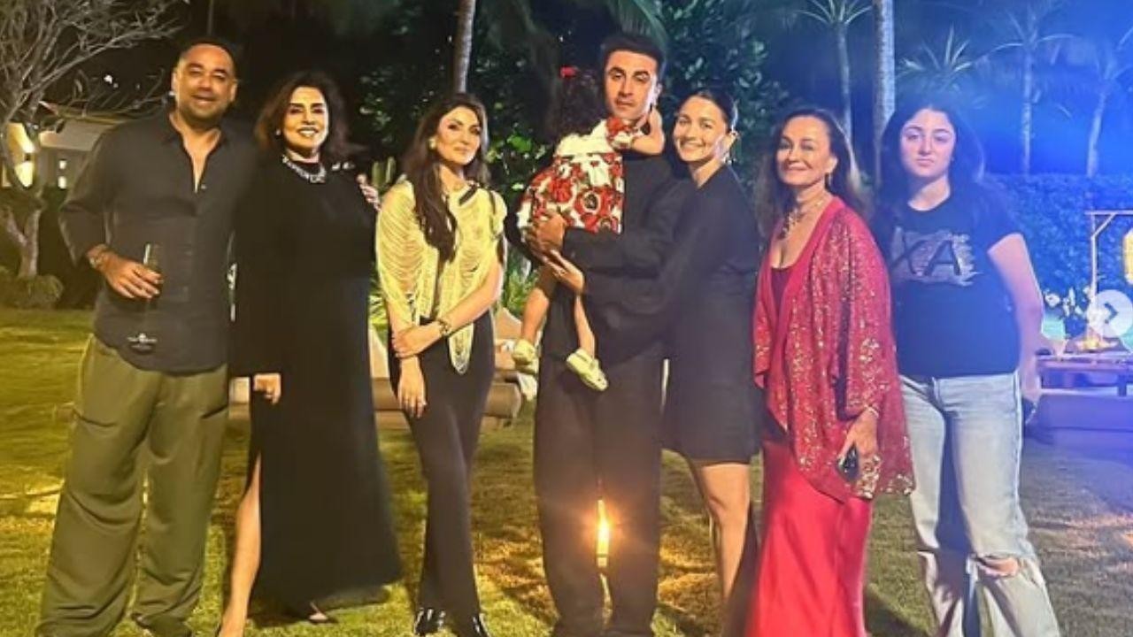 Alia Bhatt, Ranbir Kapoor ring in New Year 2025 with kiss