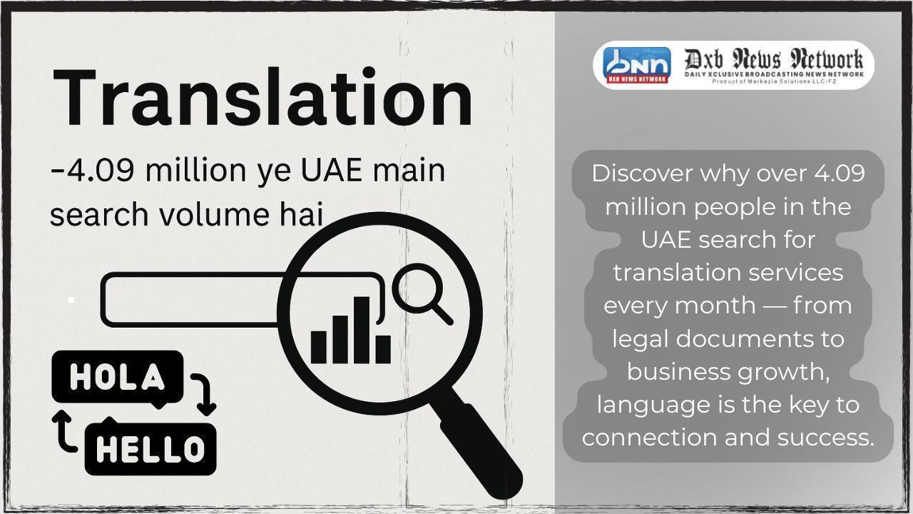 Translation Services in UAE: Why 4.09 Million Searches Show It’s More Than Just Language
