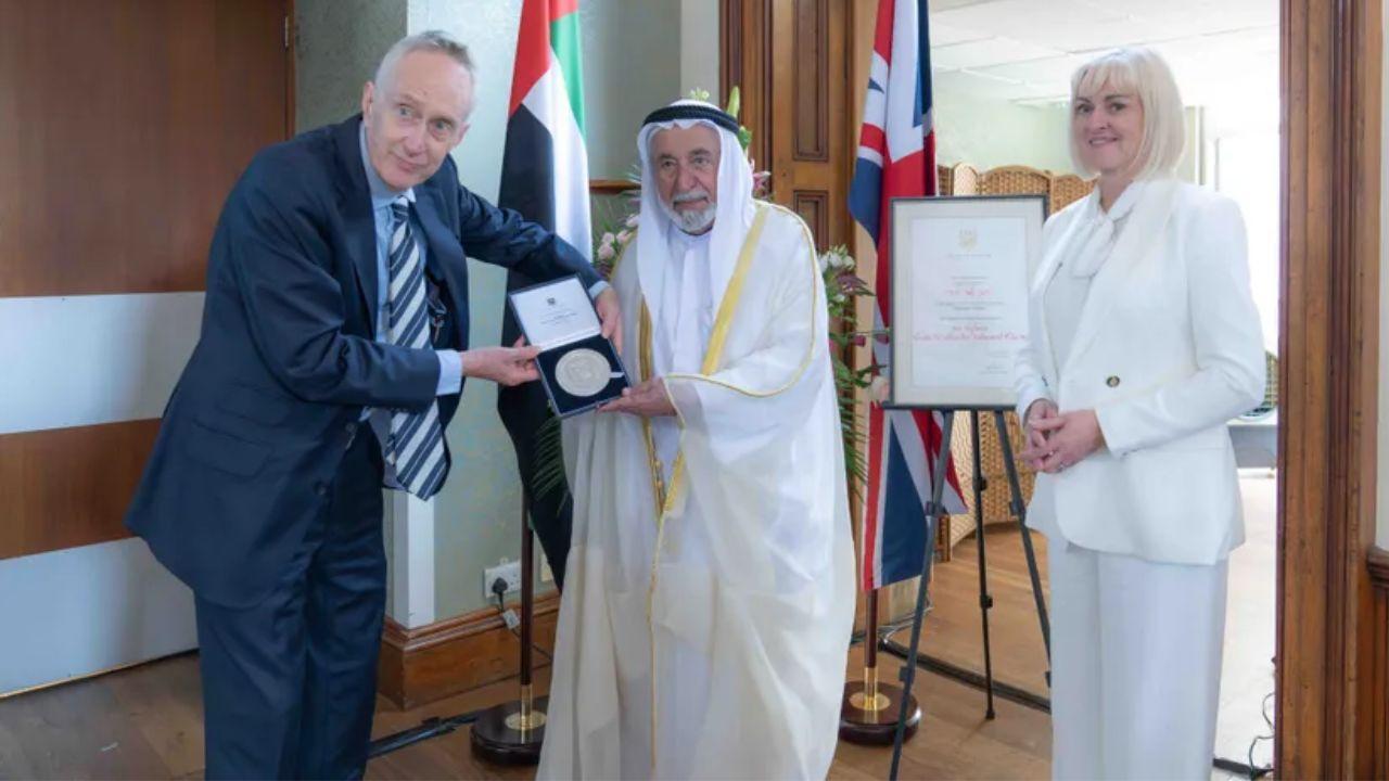 Sheikh Sultan Honored With Exeter’s First President’s Medal