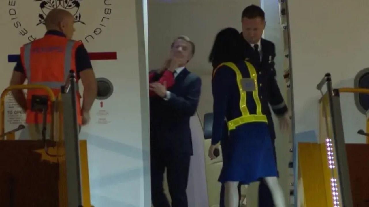 Macron’s Arrival in Vietnam: Brigitte’s Viral Face Push Sparks Talk