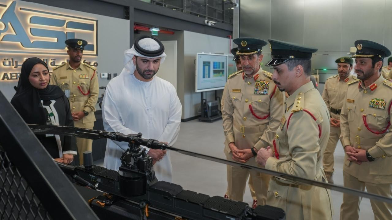 Mansoor bin Mohammed Reviews Dubai Police Drone Operations Enhancing Security