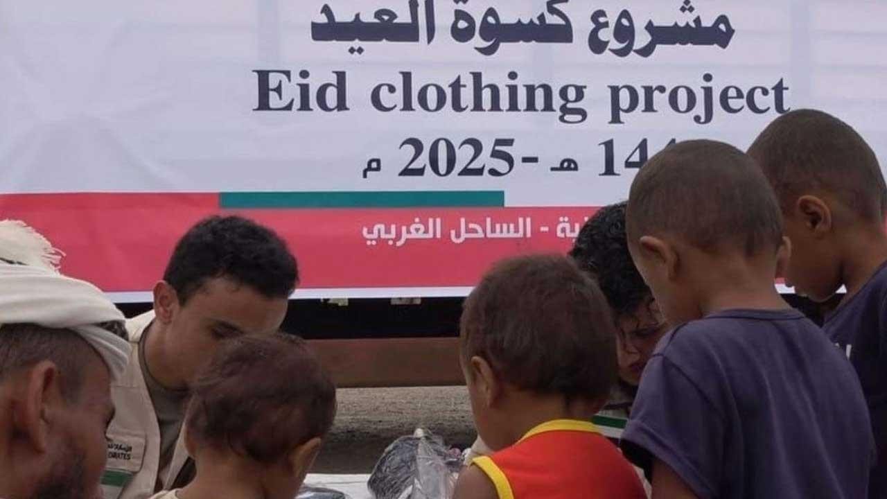 Emirates Red Crescent Distributes Eid Aid to 35,000 Yemen Familie