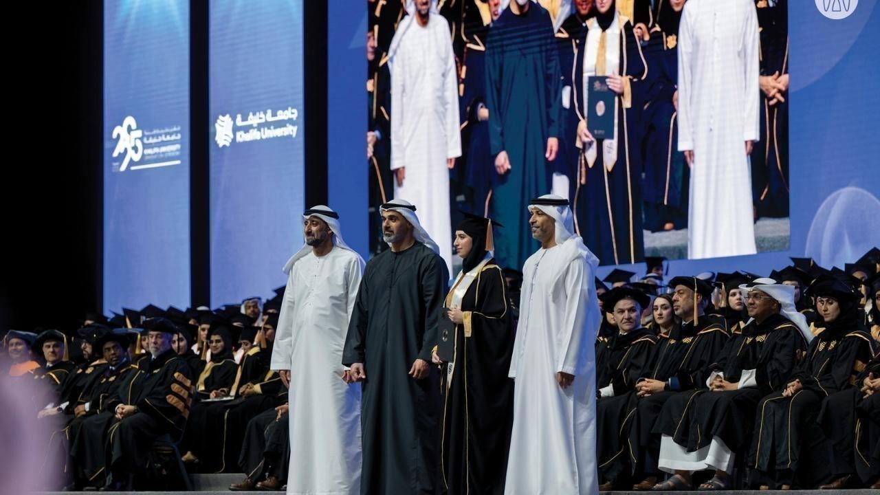 Crown Prince Khaled bin Mohamed bin Zayed Graces 2025 Khalifa University Graduation