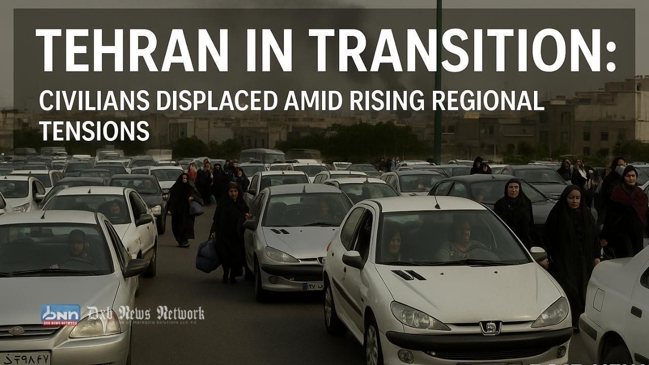 Tehran in Transition: Civilians Displaced Amid Rising Regional Tensions