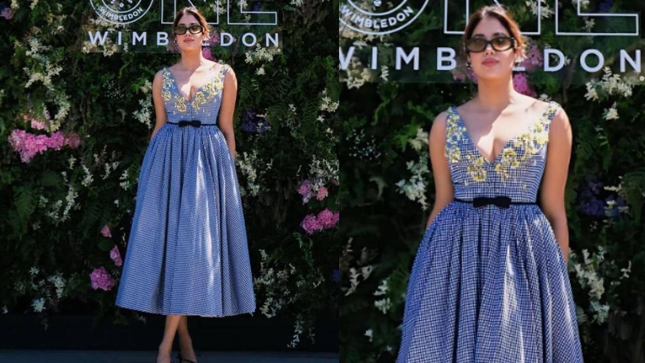 Janhvi Kapoor Shines at Wimbledon 2025 Semi-Final Match