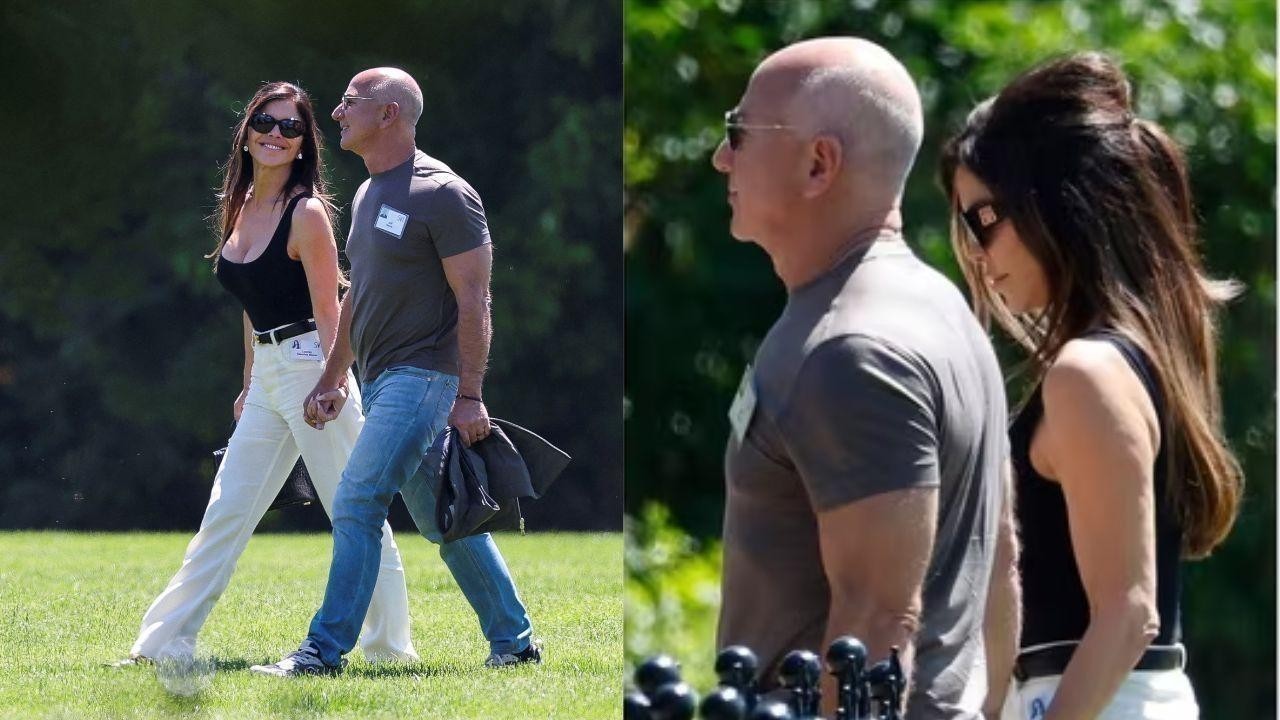 Jeff Bezos Surprises All With His New Hair Look In Idaho
