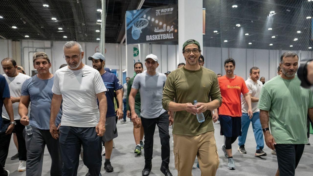 Sheikh Mansour Attends Abu Dhabi Summer Sports at ADNEC