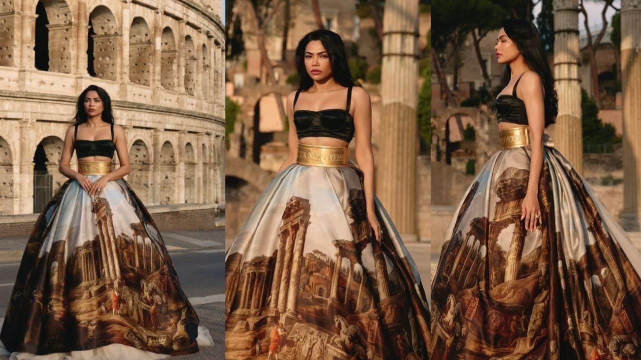 Mona Patel Shines In Dolce & Gabbana’s Alta Moda Show