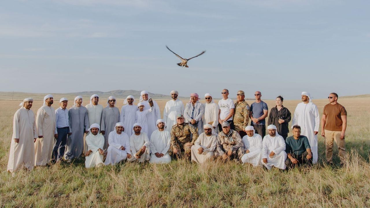 Sheikh Zayed Falcon Programme Releases 81 Falcons In Kazakhstan