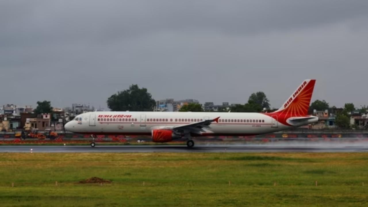 Air India Plane Tail Catches Fire After Landing In Delhi