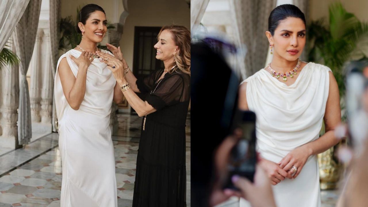 Priyanka Chopra Dazzles in Bvlgari Bridal Gown Shoot