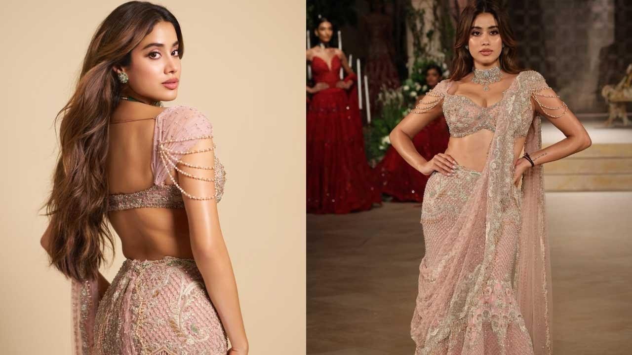 Janhvi Kapoor Stuns in Traditional Look at India Couture Week 2025