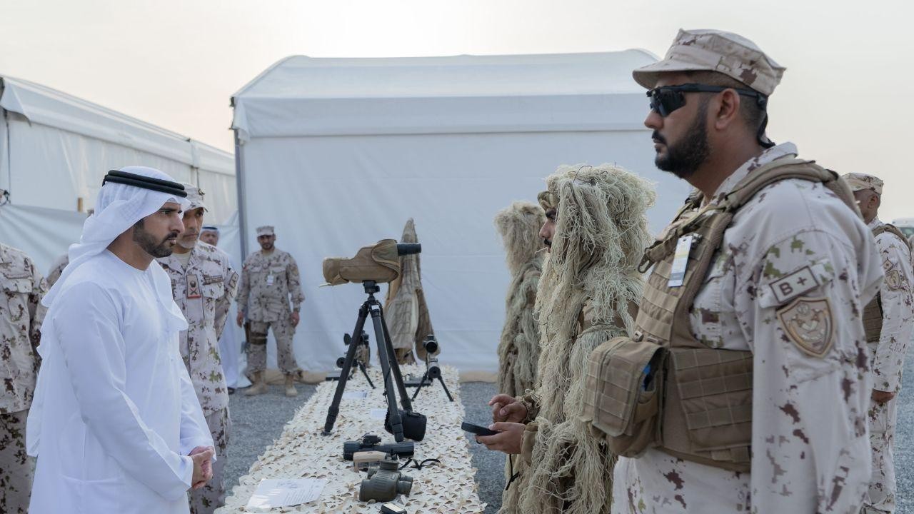 Sheikh Hamdan Lauds UAE Recruits at Military Display Event