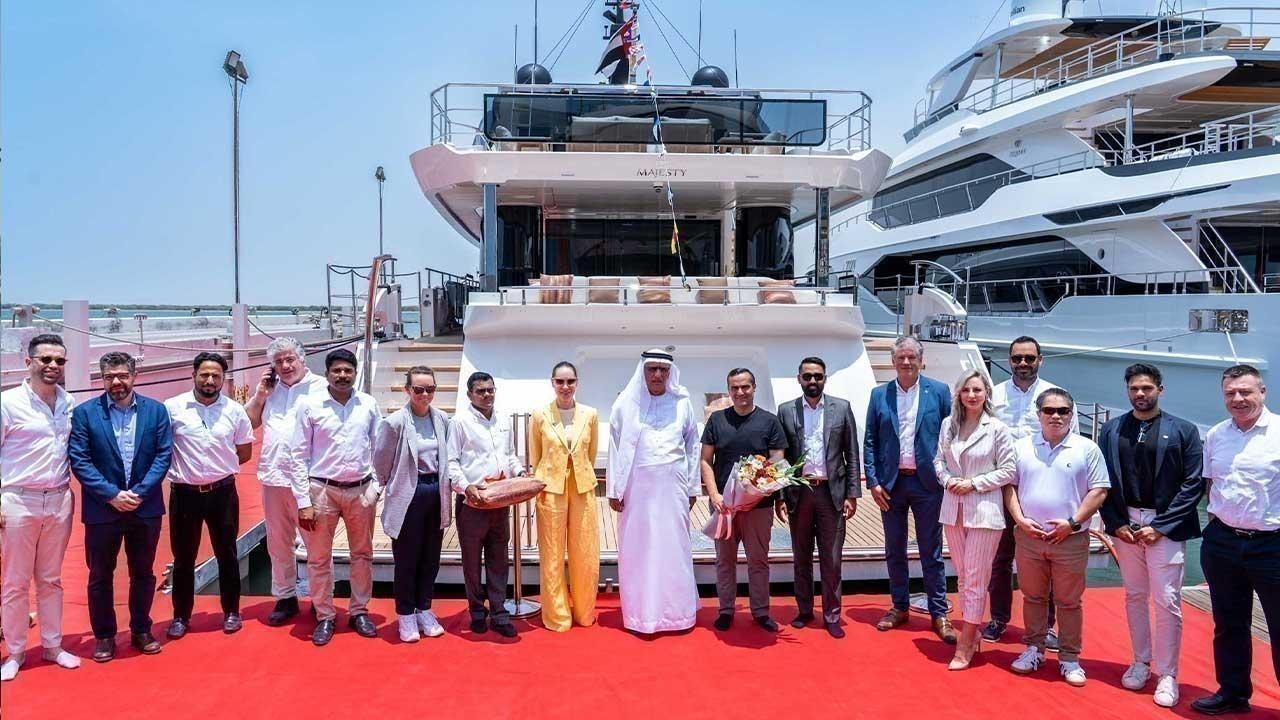 Gulf Craft Delivers First Majesty 100 Terrace Yacht to First-Time Owners in Grand Ceremony