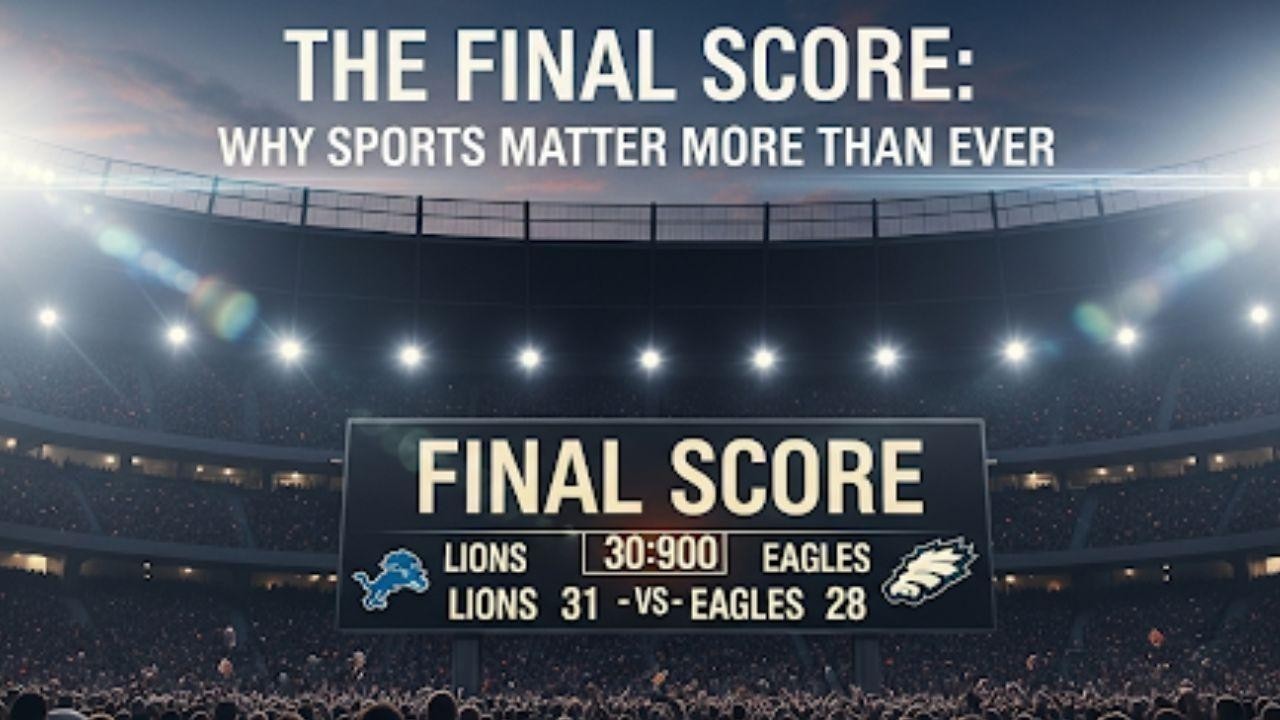 The Final Score  Why Sports Matter More Than Ever in Our Lives