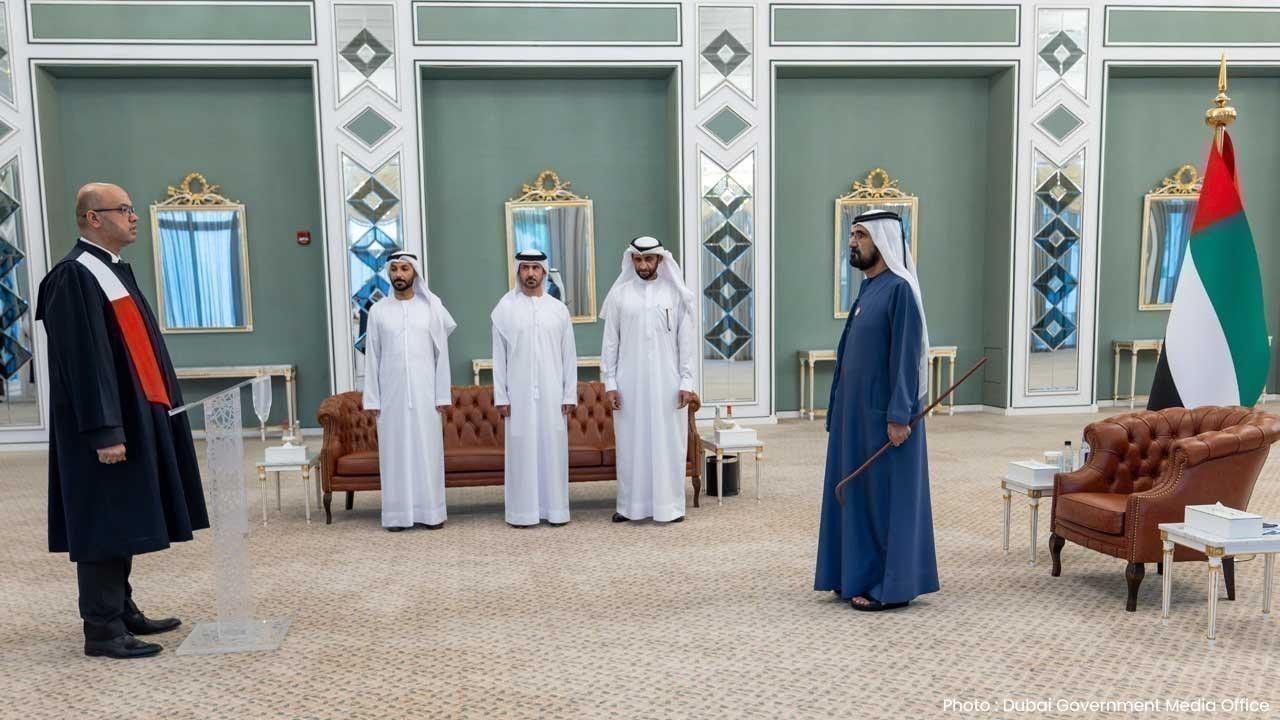 Sheikh Mohammed Swears In 35 Judges to Dubai Courts