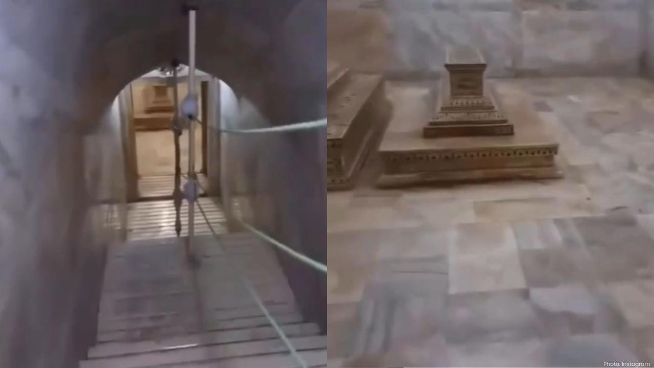 Inside Taj Mahal Revealed: Rare Video Shows Shah Jahan Tombs