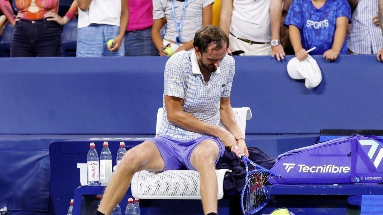 Medvedev fined $42,500 After Angry U.S. Open First-Round Exit