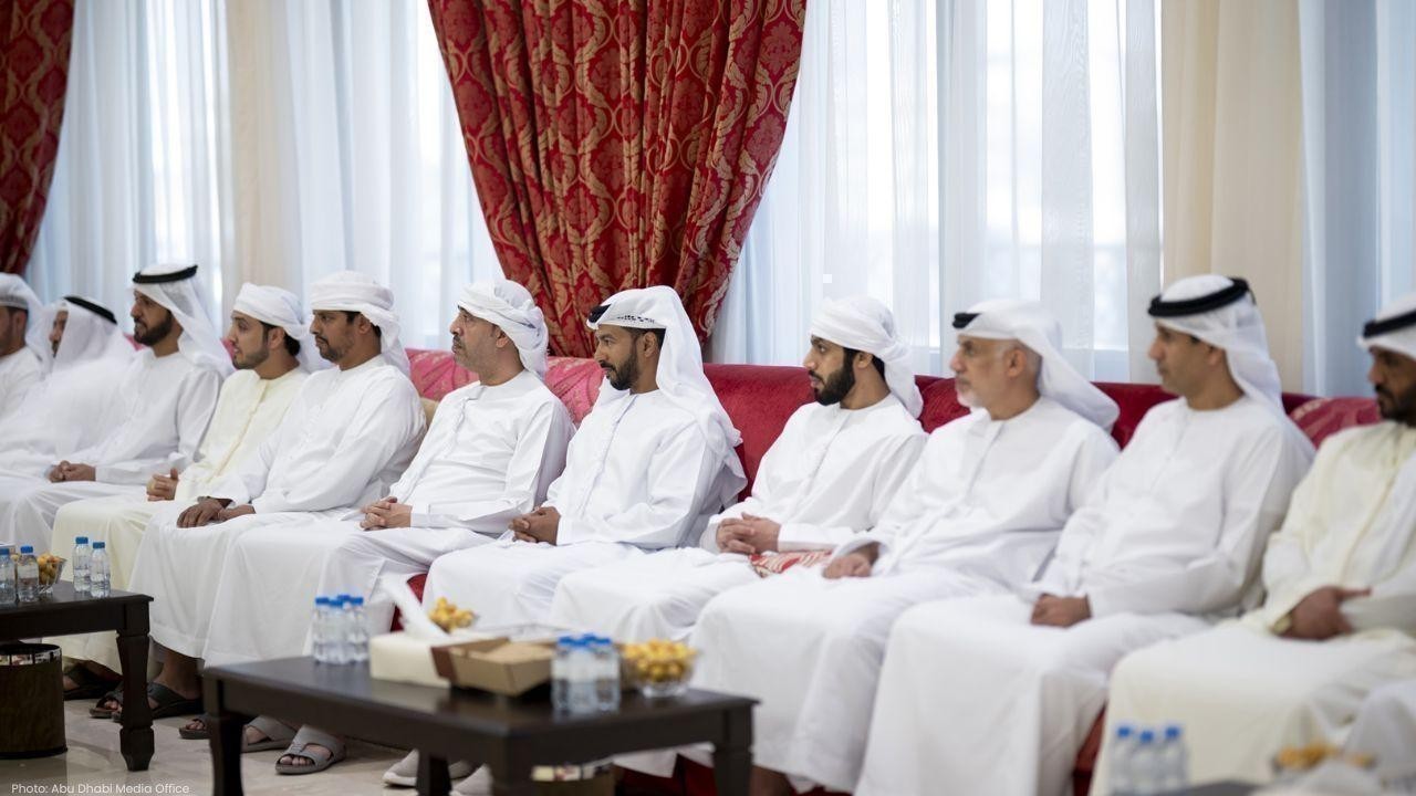 Sheikh Hazza Offers Condolences to Al Mazrouei Family