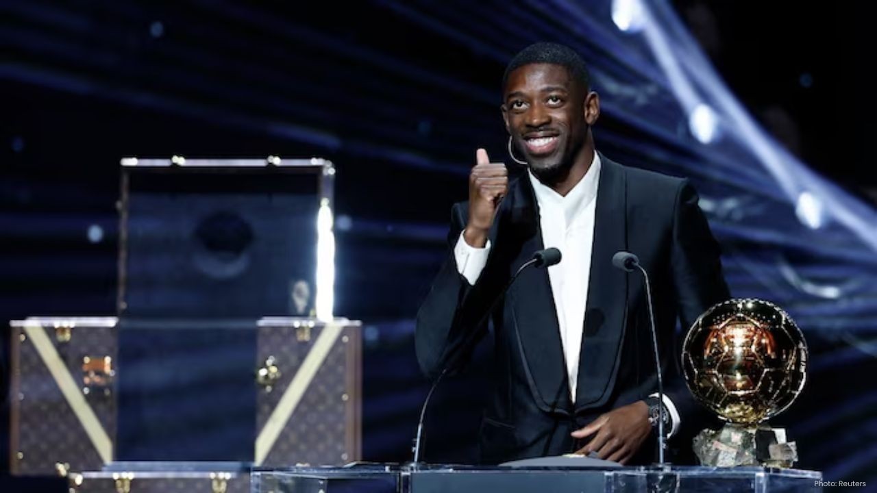 Ousmane Dembele crowned Ballon d’Or winner after dream season