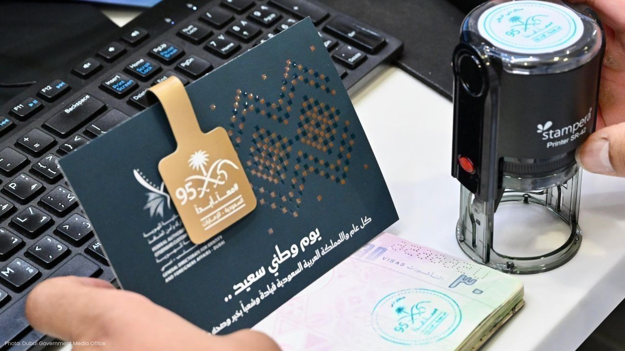 Dubai Airport Marks Saudi National Day with Grand Tribute