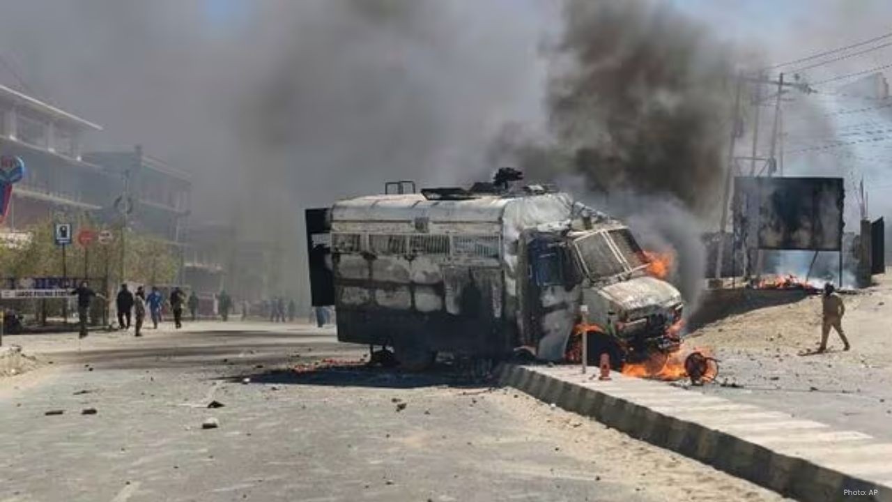 Ladakh Protest Turns Violent in Leh, Four Dead, 70 Injured
