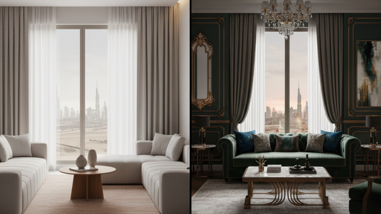 Minimalist vs Luxury Décor in Dubai: The Home Style Battle of 2025
