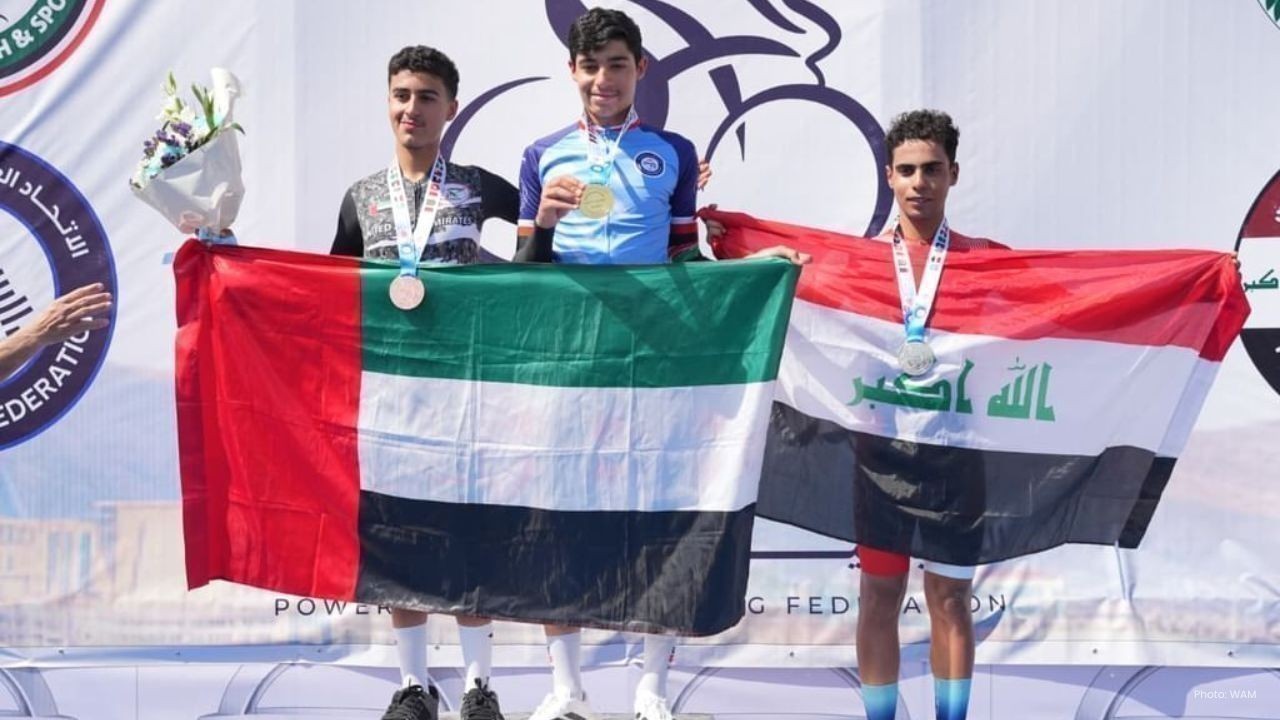 UAE Cyclist Youssef Amiri Wins Arab Youth Time Trial Gold