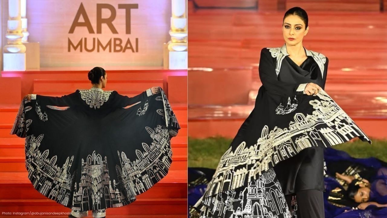 Tabu Stuns as Showstopper in Bold Abu Jani–Khosla Look