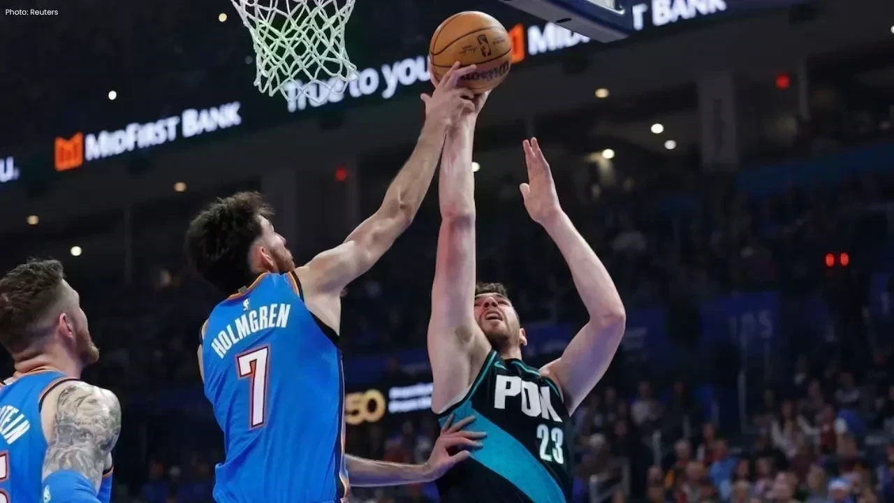 Gilgeous-Alexander Leads Thunder to 122-95 Win Over Blazers