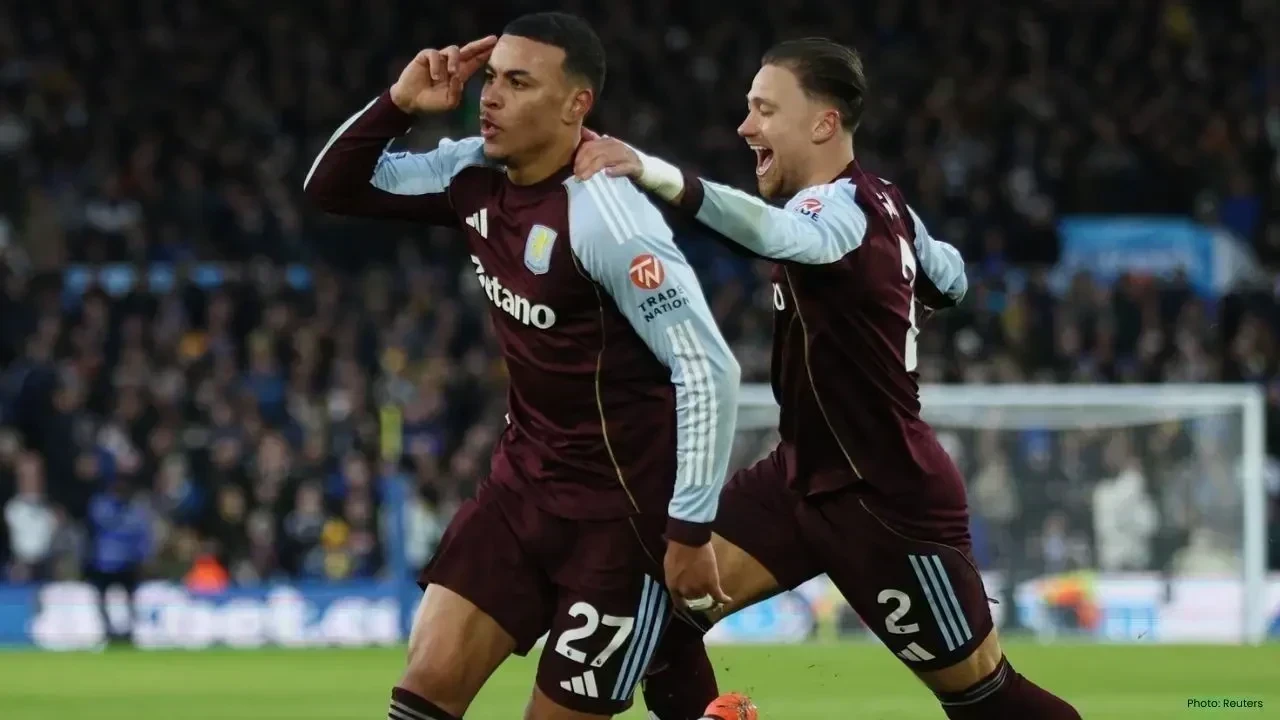 Rogers’ Two Goals Help Aston Villa Win Over Leeds