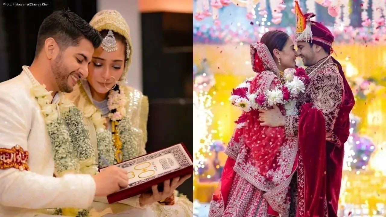 Sara Khan Weds Krish Pathak in a Beautiful Fusion of Traditions