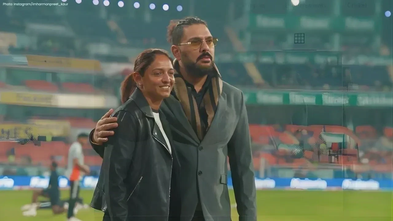 Kaur and Yuvraj Named in Stadium Tribute