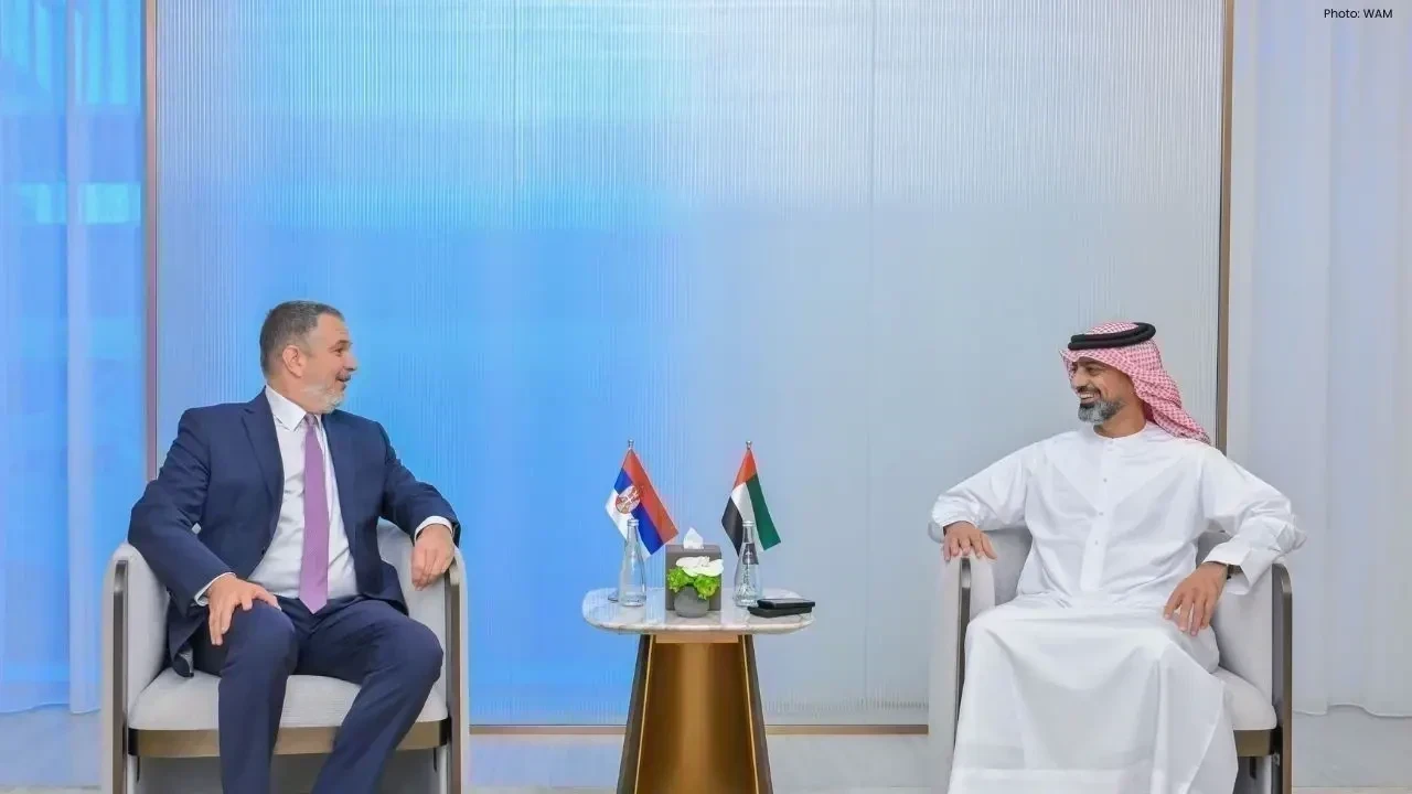 Ajman Crown Prince Engages with Serbian Ambassador for Enhanced Collaboration