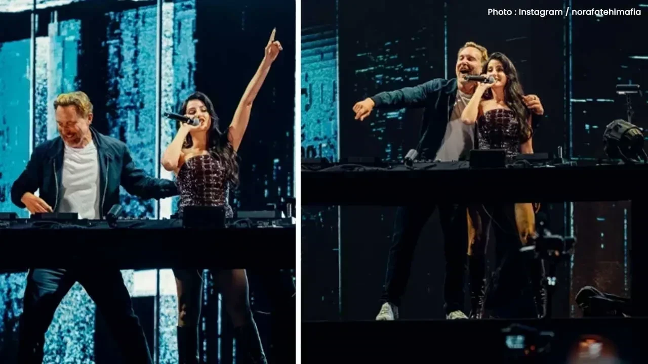 David Guetta and Nora Fatehi Unveil New Track After Mumbai Show