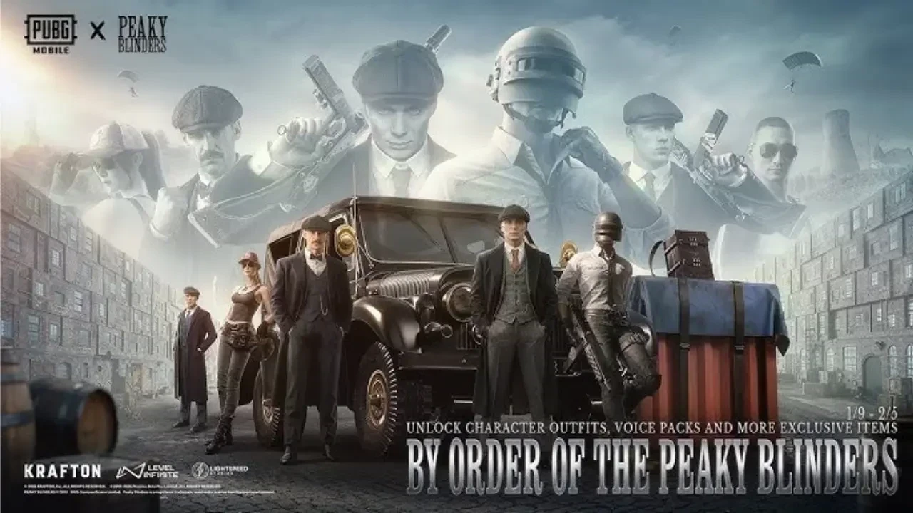 PUBG Mobile Partners with Peaky Blinders: Experience the Shelby Legacy