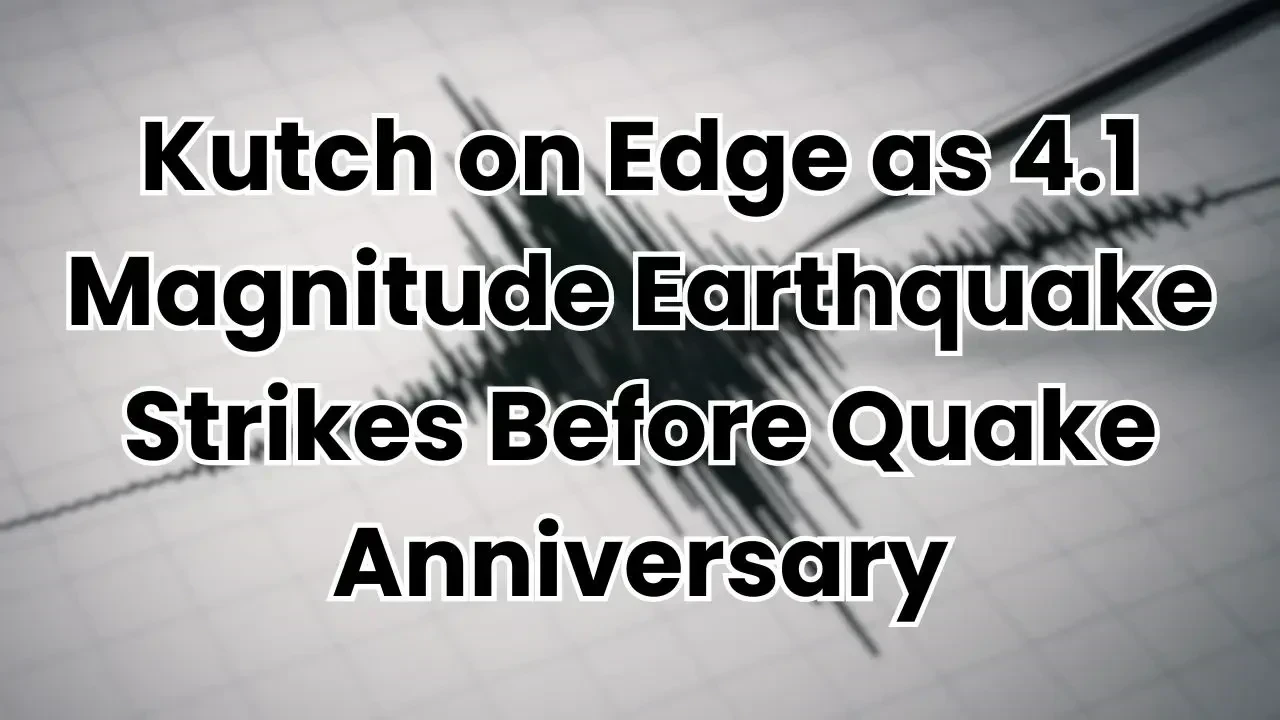Mild 4.1 Magnitude Earthquake Hits Kutch Before 2001 Quake Memorial